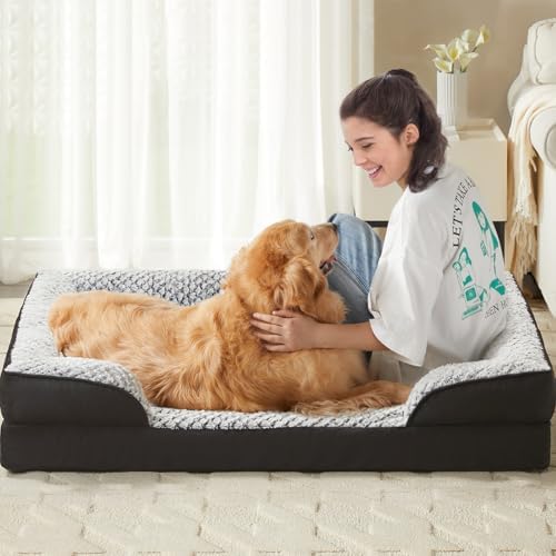 LEXTRO Washable Orthopedic Dog Bed, Waterproof Couch - Image 5