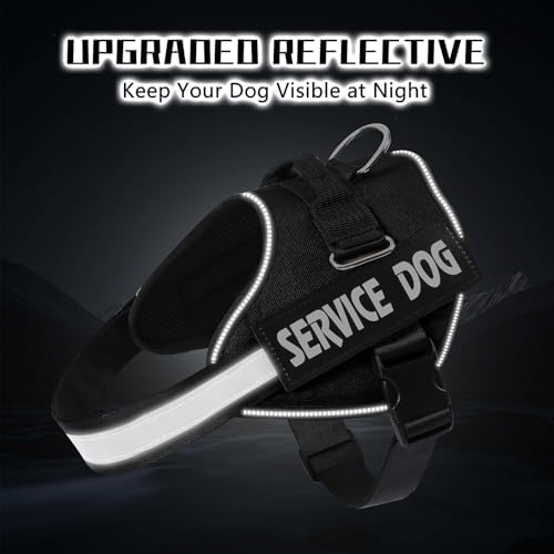MUMUPET Service Dog Harness, No Pull & Reflective Pet Vest - Image 5