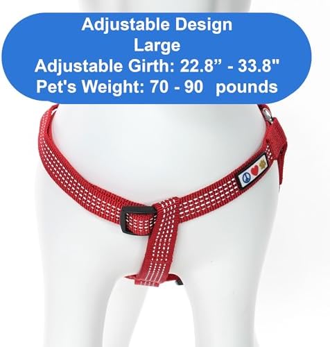 Pawtitas Reflective Step-in Dog Harness – Adjustable No-Pull Vest - Image 3