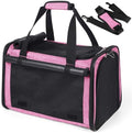 YUDODO 25lbs Cat Carrier Lightproof Soft Sided Pet Carrier by YUDODO