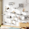 NUNU LAB 14-in-1 Cat Wall Shelves, Wall-Mounted Cat Climber Set by NUNULAB