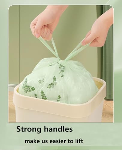 330pcs Small Trash Bags with Handle 4 Gallon - Image 4