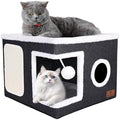 Cat Beds for Indoor Cats, Large Cat Cave Bed by Unknown