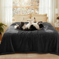 Luciphia Waterproof Bed Blanket Washable, Soft Sherpa Fleece Puppy Reversible by luciphia