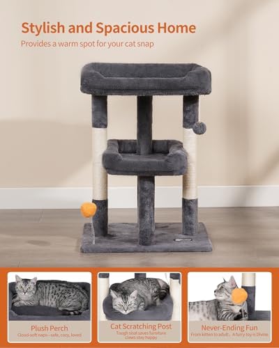 FourFurPets Small Cat Tree, Cat Tower - Image 7