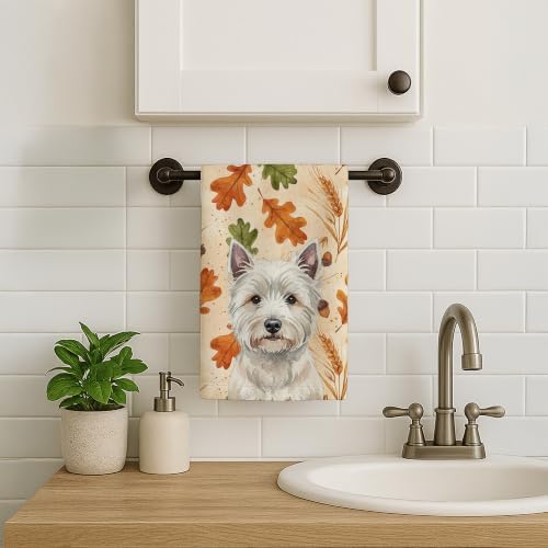 Caroline's Treasures West Highland White Terrier Dogs Kitchen Towel 15x25 - Image 2