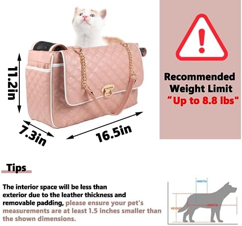 Pink Puppy Dog Cat Purse Carrier - Image 3