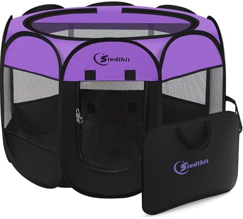 Siedihit Dog Playpen, Puppy Pet Playpen, Dog Crate Tent Cage Indoor by Siedihit