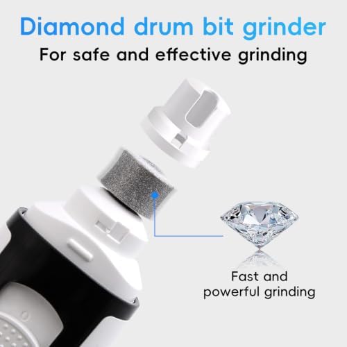 Dog Nail Grinder Professional 2-Speed Whisper-Quiet Electric Pet Nail Trimmer - Image 3