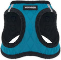 Voyager Step-in Plush Dog Vest Harness -Turquoise Plush by BestPetSuppliesLLC