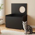 Amunrbrek Top Entry Litter Box Enclosure, Flip Top by Amunrbrek
