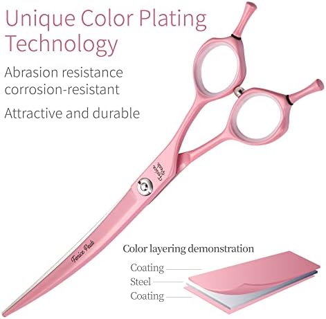 Curved Dog Grooming Scissors - Image 2