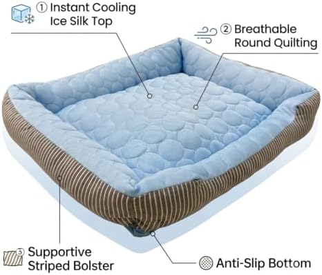 Cooling Dog Bed, Self-Cooling Pet Bed Mat - Image 5