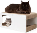 EHEYCIGA Cardboard Cat Scratcher House, 23-Inch Cat Scratch pad by EHEYCIGA