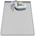 Cat Litter Mat for Litter Box, Silicone Large Cat Litter Trapping Mat by Jacooxi
