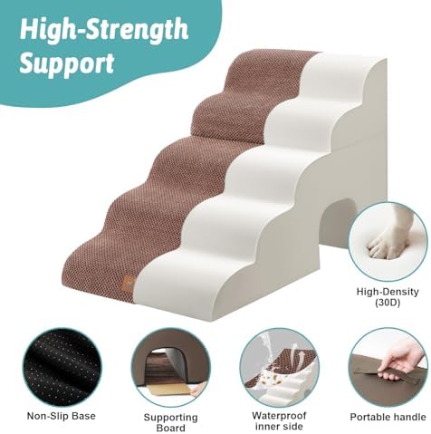 COZY KISS Extra Wide Small Dog Stairs - Image 5