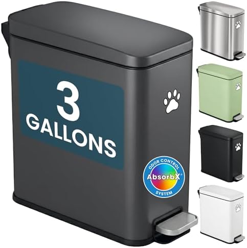 iTouchless 3 Gallon Cat Litter Waste Bin by Unknown
