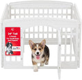 IRIS USA 4-Panel Dog Playpen, Pet Enclosure by IRISUSA