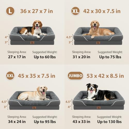 Chez Paw Waterproof Orthopedic Dog Bed - Image 6