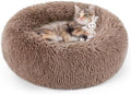 rabbitgoo Calming Cat Beds for Indoor Cats, 20 inches, Light Brown by rabbitgoo
