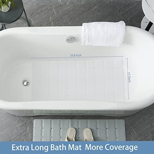 Webos Foldable Silicone Bathtub Mat: Jumbo Size Heavy Duty Safety Bath Mat - Image 2