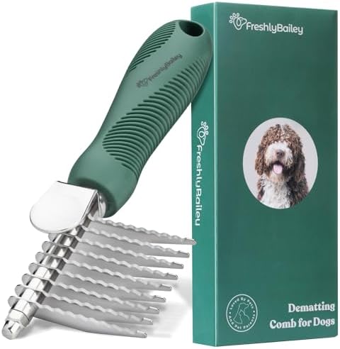 Dematting Comb for Dogs by FreshlyBailey