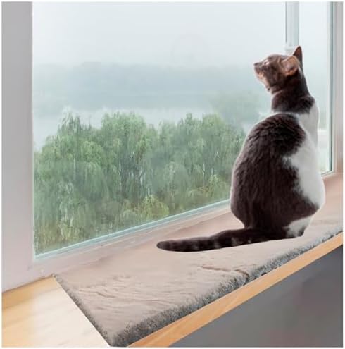 Soft Cat Dog Window Sill Pet Pad Perch, Fluffy Windowsill Dog Pet Mat Pillow - Image 3