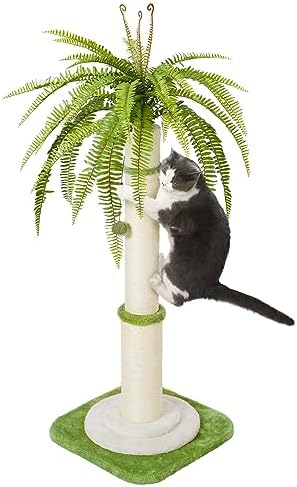 42" Tall Palm Tree Cat Scratching Post by Honcet