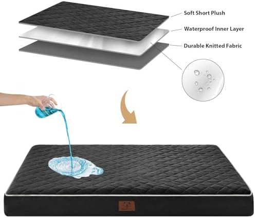 WNPETHOME Orthopedic Waterproof XL Dog Bed - Image 5