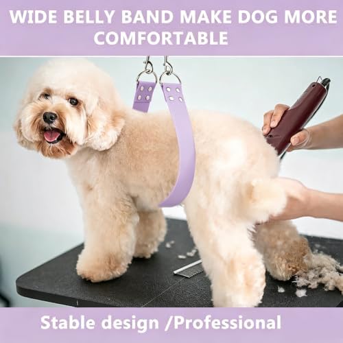 Pet Dog Grooming Belly Strap – 2 Inch Wide Waterproof PVC Support Band - Image 7