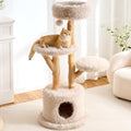 HITTITE Natural Wood Cat Tree Tower by HITTITE