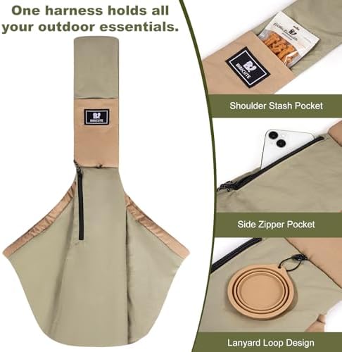 Dog Carrier Sling for Small Dogs & Cats, Puppy Sling Bag - Image 7