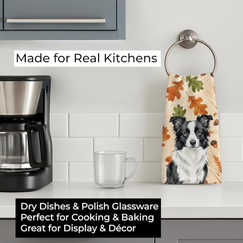 Caroline's Treasures Border Collie Dogs Kitchen Towel 15x25 in - Image 3