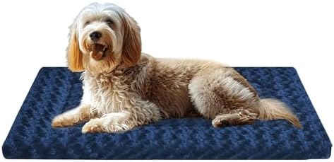 Dog Bed Mat - Dog Crate Pad - Reversible Dog Mat by FogkissComfyPawsHome