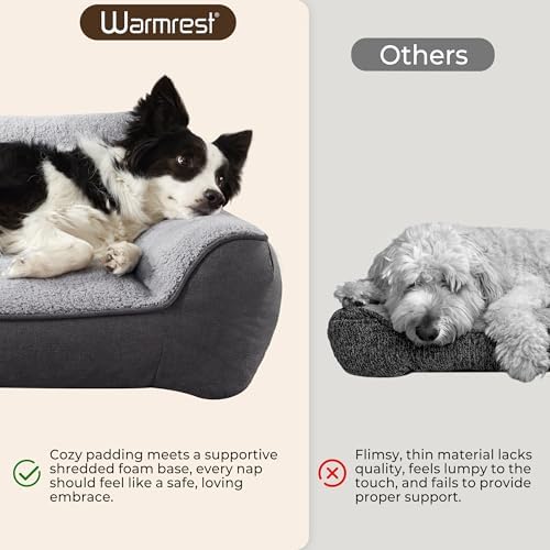 XL Pro Extra Thick Orthopedic Bolster Dog Bed - Image 3
