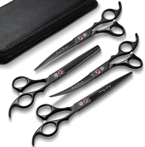 Purple Dragon Dog Grooming Scissors Set by PurpleDragon