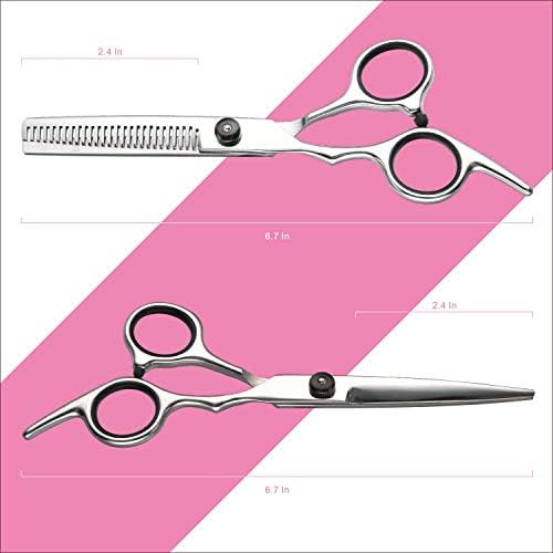 Hair Cutting Scissors Thinning Shears- Fcysy Professional Barber Sharp Hair - Image 2