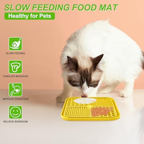 LUKITO 3PCS Lick Mat for Dogs and Cats, Licking Mat - Image 4
