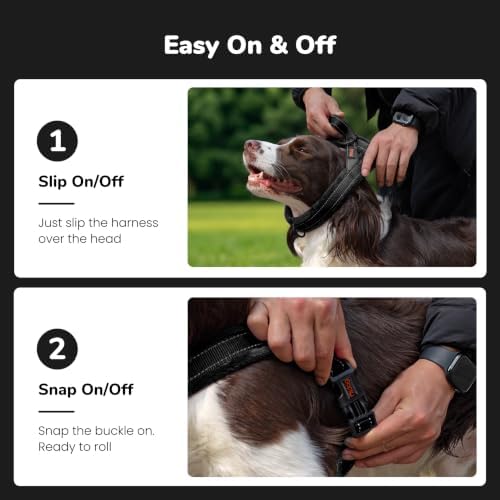 Didog No Pull Dog Harness for Medium Dogs, Soft Flannel Padded - Image 3