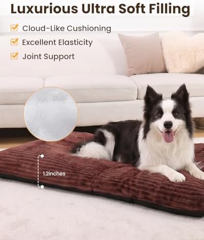 KSIIA Washable Dog Crate Bed Kennel Mat - Image 3