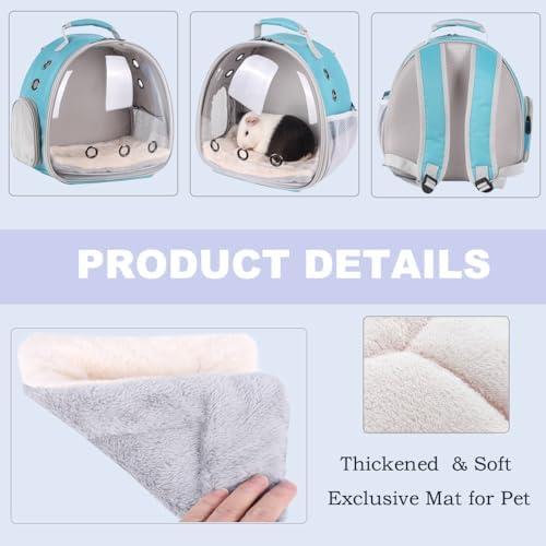 Portable Small Animal Backpack Travel Breathable Pet Carrier Bag Cages - Image 4