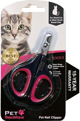 Cat Nail Clippers by Pet Republique – Professional Stainless-Steel Nail Clipper by Pet+Republique