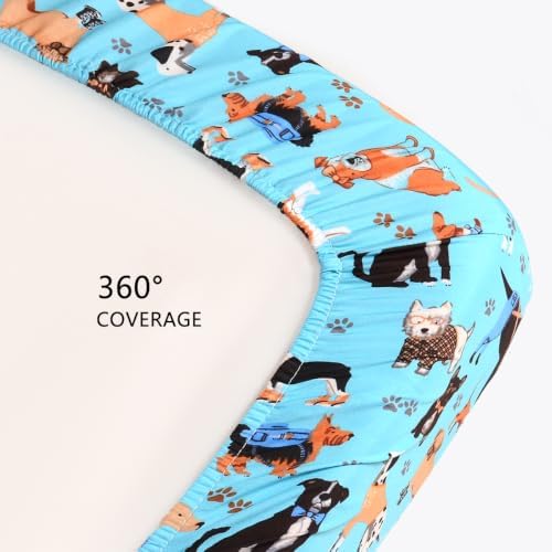 Dog Bed Covers Replacement Washable Elastic Edged 52" x 28" x 6" - Image 5