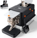 FURTIME Stainless Steel Litter Box by FURTIME