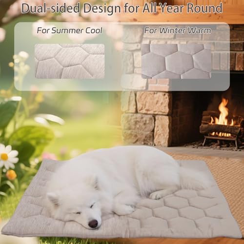 Cooling Mat for Dogs, Q-MAX>0.4 Size A Taupe - Image 5