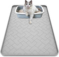 Silicone Cat Litter Mat for litter box Large 34" X 22"-Easy to Clean Cat Litter by BEENXMYY