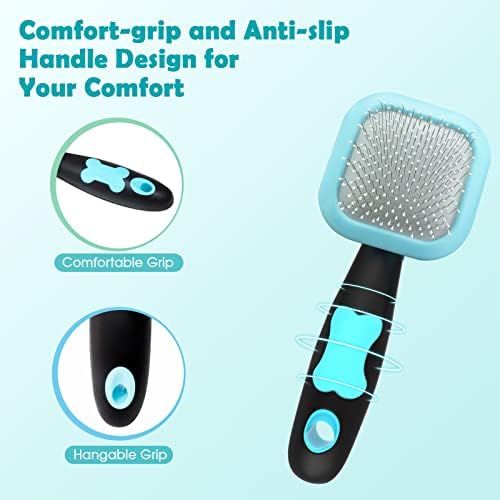 Slicker Brush, Dog Brush Gently Cleaning Pin Brush - Image 6