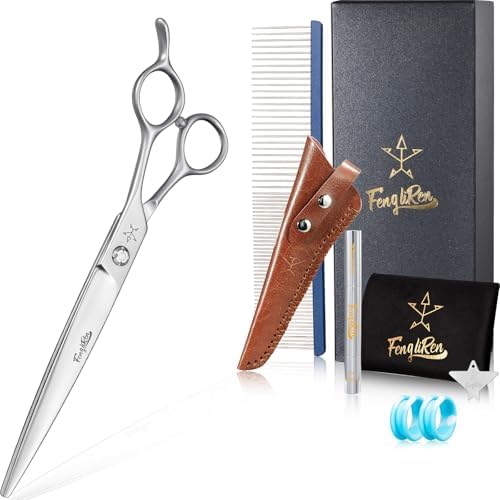 High-end Professional Dog Grooming Scissors Pet Grooming Shears 7.5 Inches by Fengliren%C2%AEDedicatedToScissorsForOver40Years
