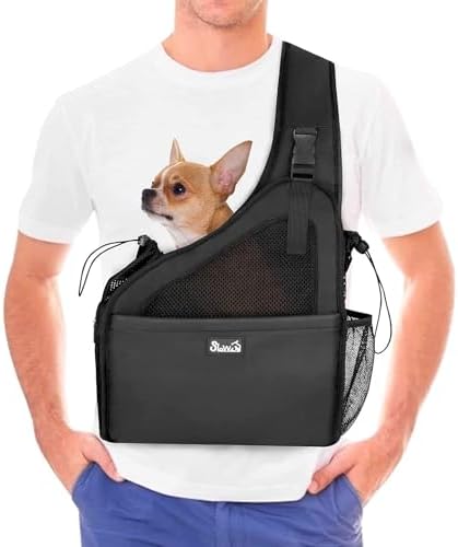 Lukovee Pet Sling, Hands Free Hard Bottom Papoose by Lukovee