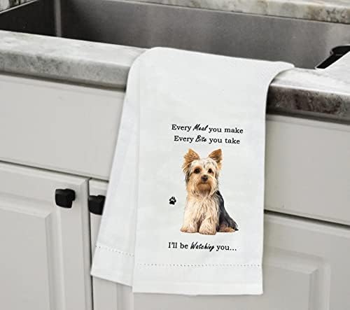 E&S Imports Yorkie Kitchen Towel - Image 5